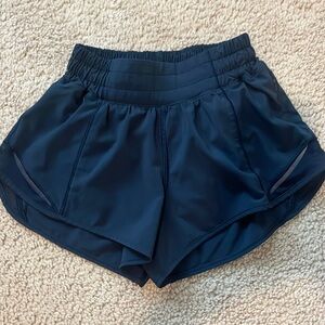 Lululemon Navy hottie hot shorts